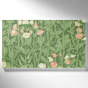 Badge D'identification William Morris Sweet Pea Floral Design