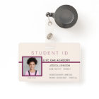 Badge d'identité de l'élève de l'école d'accueil |