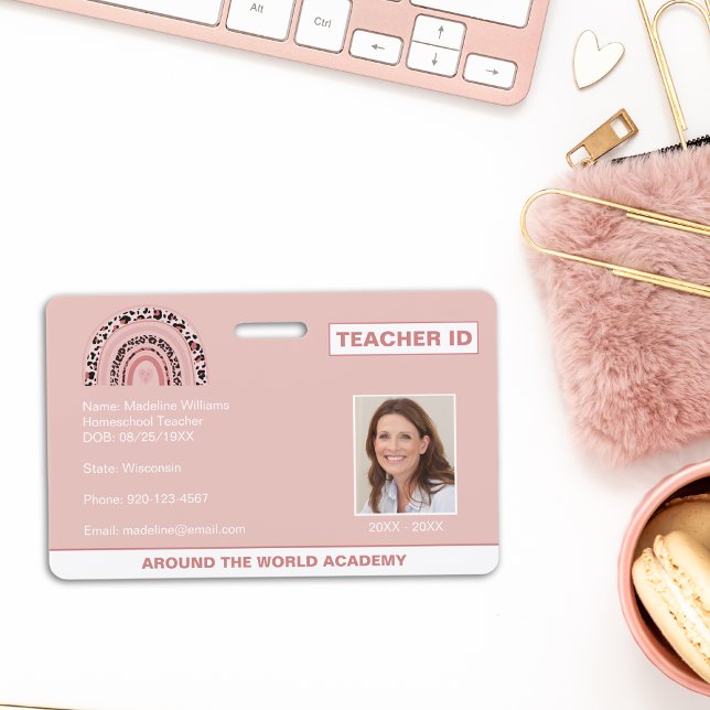 Badge d'identité de professeur d'enseignement à do (Créateur téléchargé)