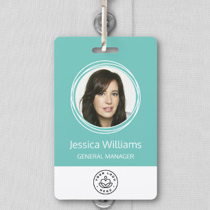 Badge d'identité d'entreprise personnalisé sarcell