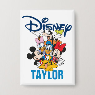 Badge Disney   Mickey & Friends - Vacances en famille