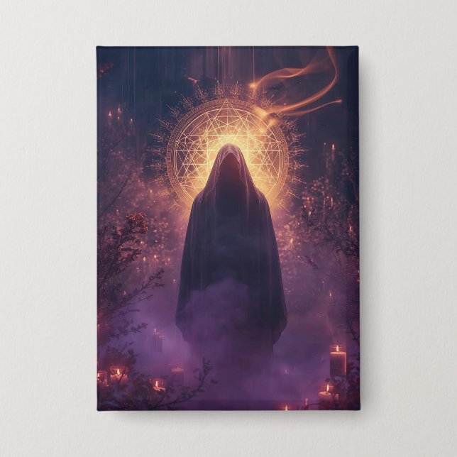 Badge Divine Darkness – The Sacred Halloween Presence (Recto)