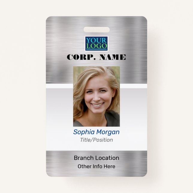 Badge do-it-yourself, Nom photo Logo & Toutes les infos, (Devant)