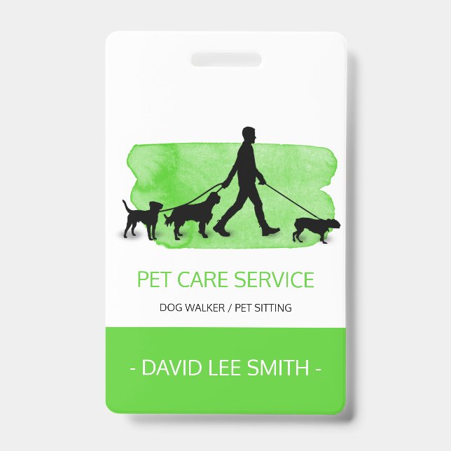 Badge Dog walker / Pet Care Sitting (Face)
