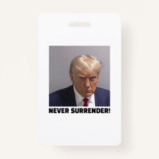 Badge Donald J Trump Tir De Mug - Ne Cessez Jamais La Lo