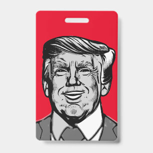 BADGE DONALD TRUMP 