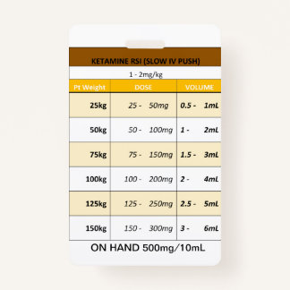 Badge Doser rapidement RE : Etomidate et kétamine pour R