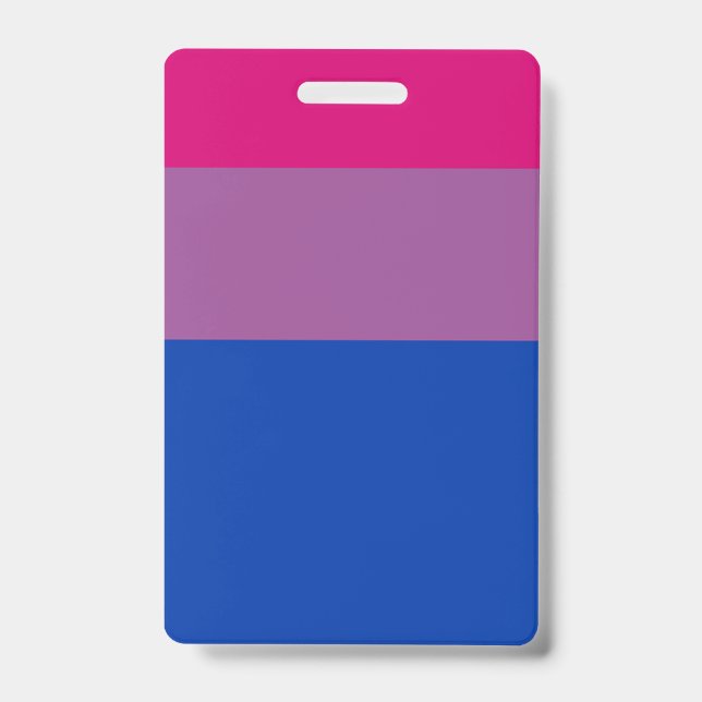Badge Drapeau Bisexuel (Avant)