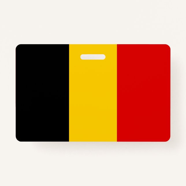 Badge Drapeau de Belgique (Devant)