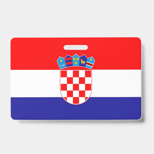Badge Drapeau de Croatie (Avant)