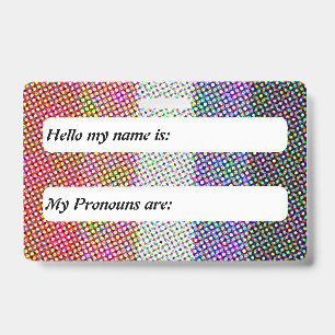 Badge Drapeau de fierté Cupioromantique Mod Trippy perso