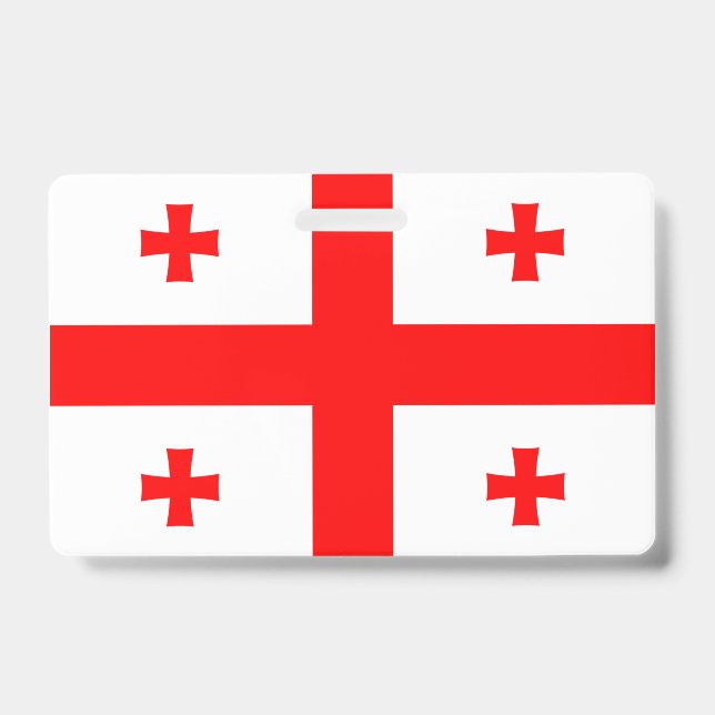 Badge Drapeau de Géorgie (Avant)
