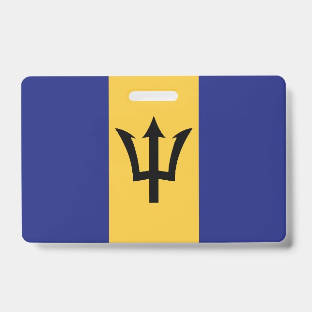 Badge Drapeau de la Barbade (Avant)