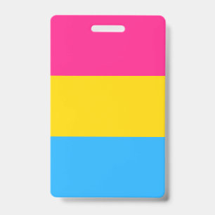 Badge Drapeau de la fierté Pansexual