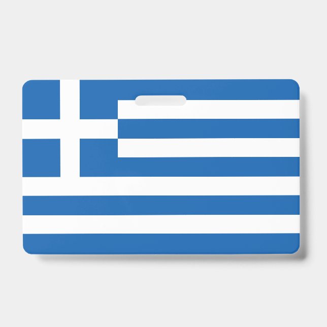 Badge Drapeau de la Grèce (Avant)