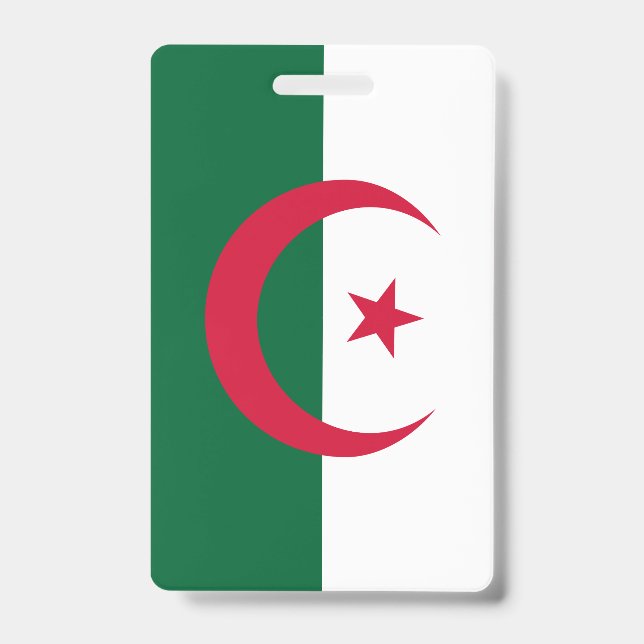 Badge Drapeau de l'Algérie (Avant)