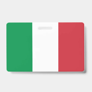 Badge Drapeau de l'Italie