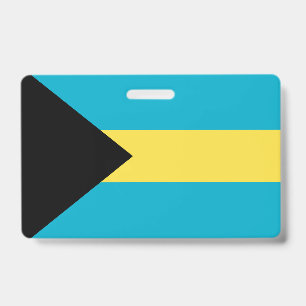 Badge Drapeau des Bahamas