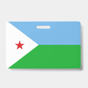Badge Drapeau Djibouti