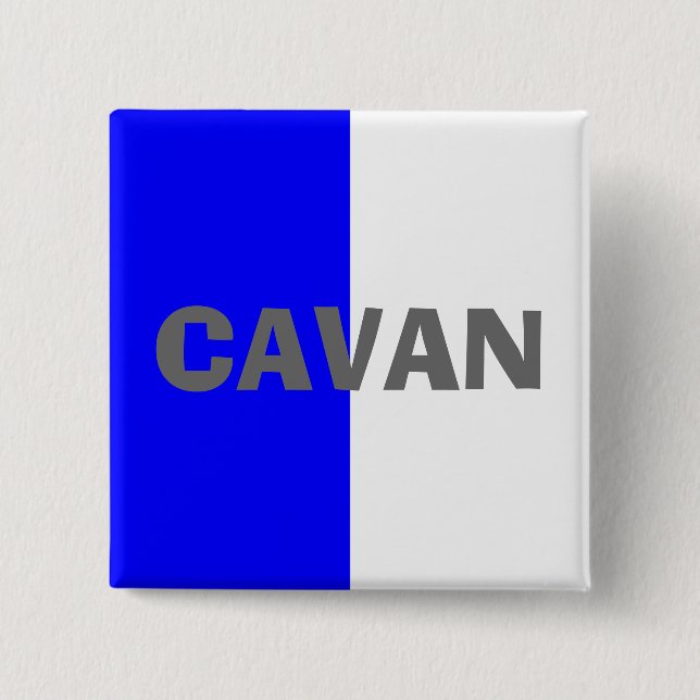 Badge Drapeau Du Comté De Cavan (Devant)