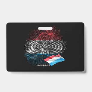 Badge Drapeau du Luxembourg