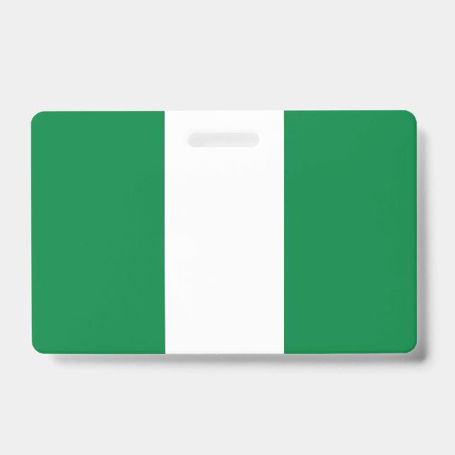 Badge Drapeau du Nigeria (Avant)