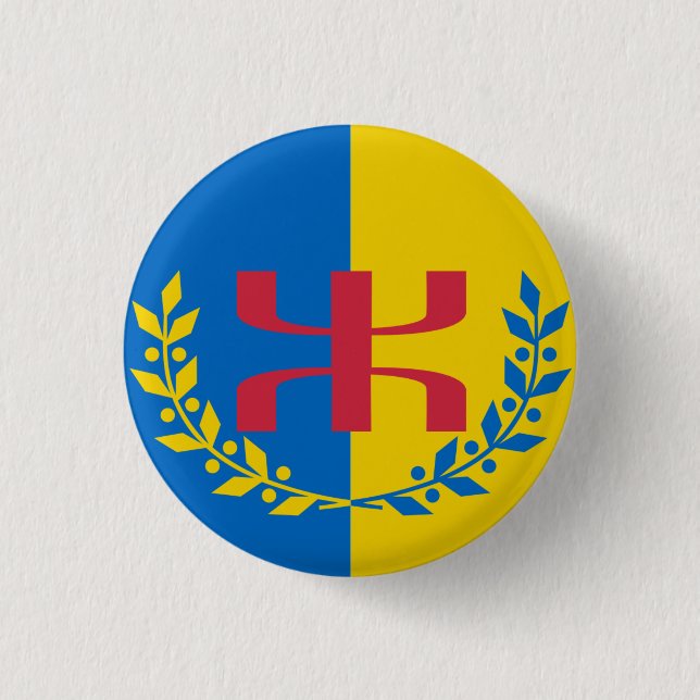 Badge drapeau kabylie (Devant)