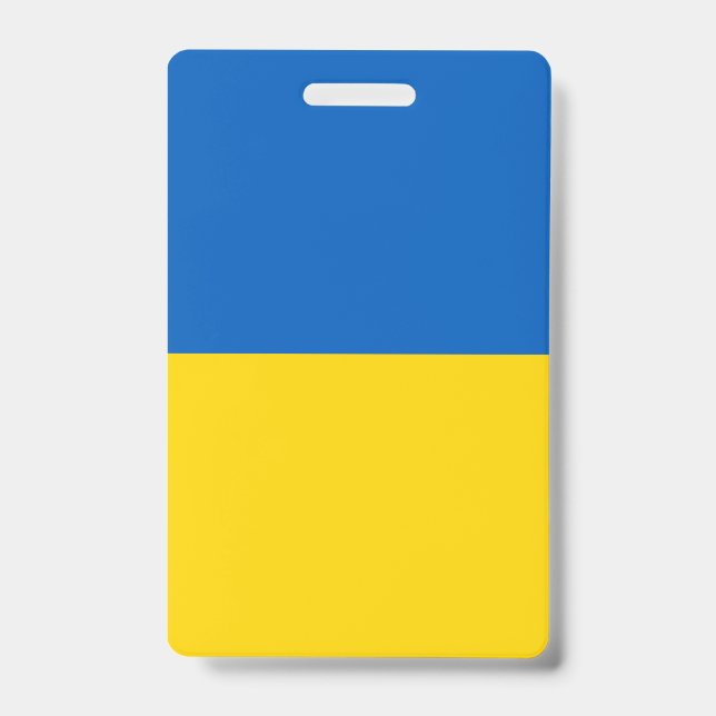 Badge Drapeau ukrainien (Avant)