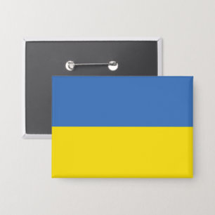 Badge Drapeau ukrainien Slava Ukraini С л а в а р У к  d