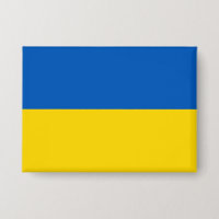 Drapeau ukrainien. Soutenez l'Ukraine. Bouton