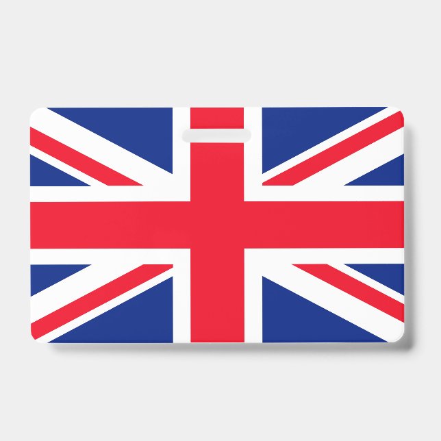 Badge Drapeau Union Jack du Royaume-Uni (Face)