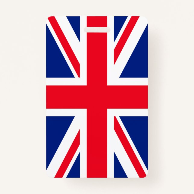 Badge Drapeau Union Jack du Royaume-Uni (Devant)
