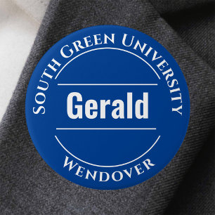 Badge du bouton du personnel universitaire