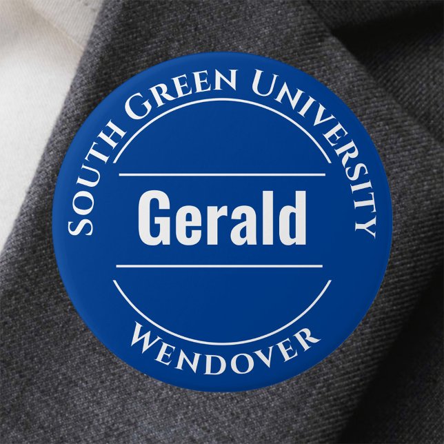Badge du bouton du personnel universitaire (Créateur téléchargé)