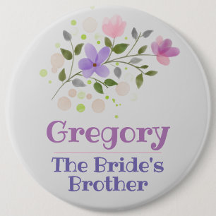 Badge du bouton frère de la mariée
