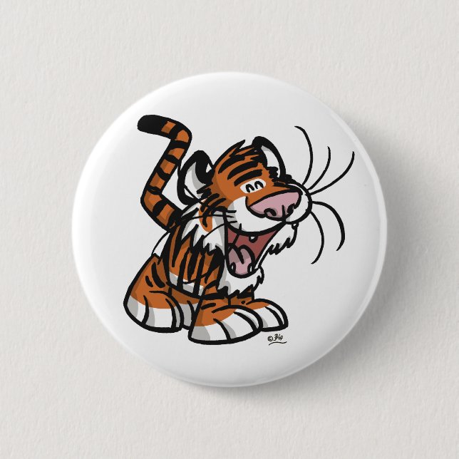 badge du bouton Lil'Tiger (Devant)