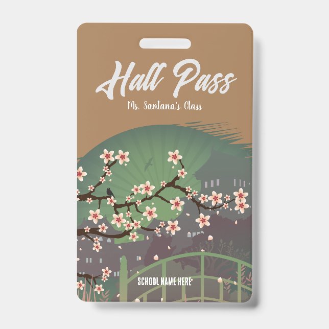 Badge du col du Hall du soleil de Blossom (Face)