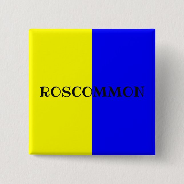 Badge du drapeau du comté de Roscommon (Devant)