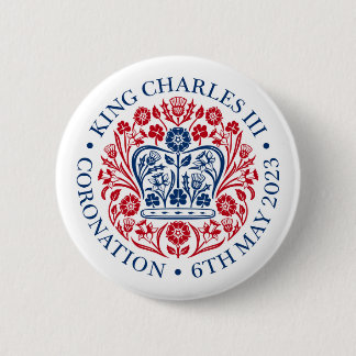 Badge du logo de l'emblème du couronnement King Ch