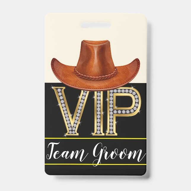 Badge du Mariage Team Groom (Front)