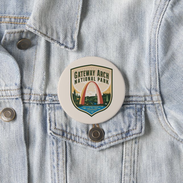 Badge du parc national Gateway Arch (En situation)
