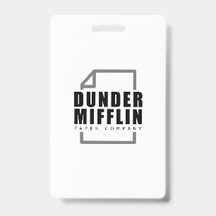 Badge Dunder Mifflin