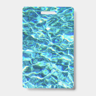 Badge Eau scintillante de chute