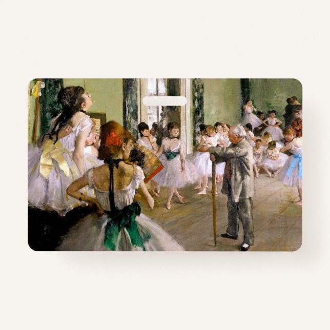 Badge Edgar Degas La Classe Danse (Devant)