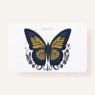 Badge Élégance Ethérée : Papillon romantique