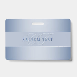 Badge Élégant écriture de script de monogramme modifiabl