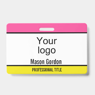 Badge élégant et minimaliste