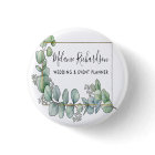 Elégant Eucalyptus Feuille Gold encadré