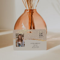 Badge élégant moderne rose gold pailleté rose fémi