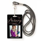 Élégant Rose photo Gold Notaire Loan Agent